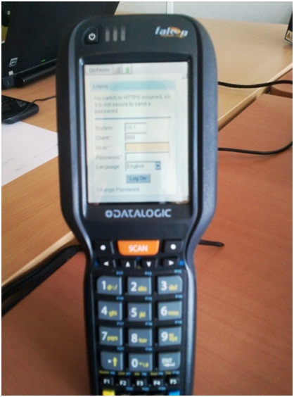 a close-up of a handheld device